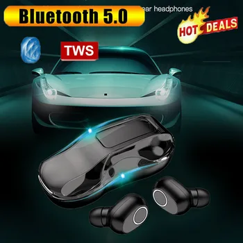 

NEW TWS Bluetooth earphones Wireless ear buds with Headphones Charge Box Sports Headset for Phone