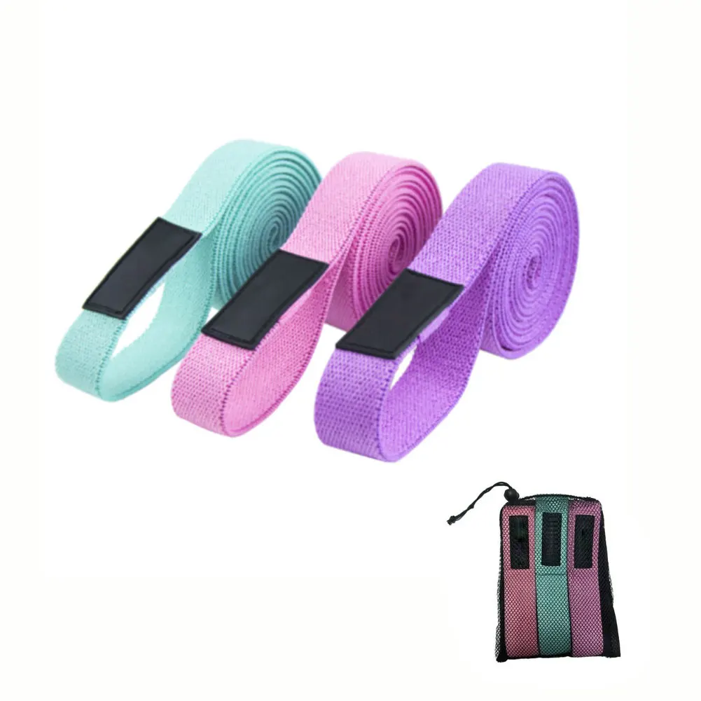 Bandres élastiques Fitness PORTENTUM - 3 Niveaux De Résistance Avec Sac