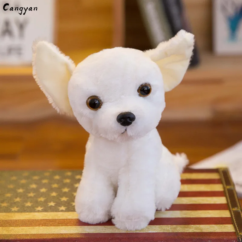 Chihuahua Симуляция Хаски Huggie плюшевая игрушка плюшевая кукла милая кукольная машина подарок детский подарок заполненная собака плюшевая игрушка - Цвет: Chihuahua