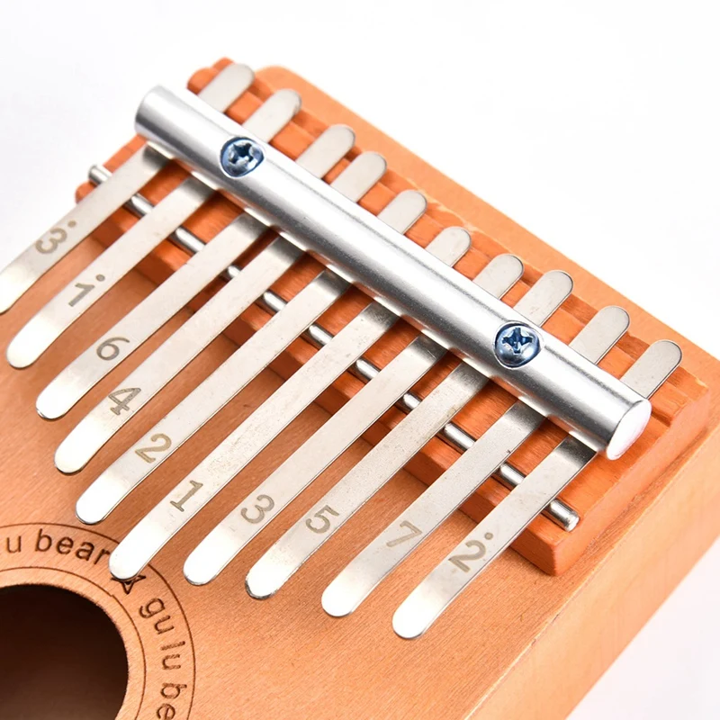 10 клавишное пианино Kalimba с большим пальцем для детей, музыкальные инструменты, игрушки для начинающих
