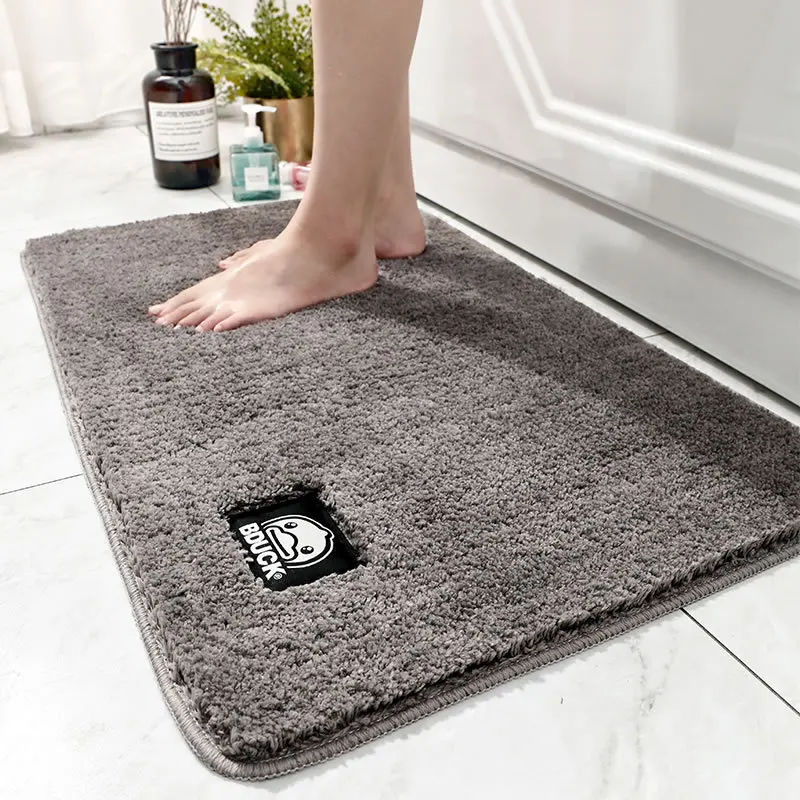 Genuine Small Yellow Duck Thick Fiber Mat Household Toilet Doorway Simple Bathroom Water-Absorbing-Slip Mat