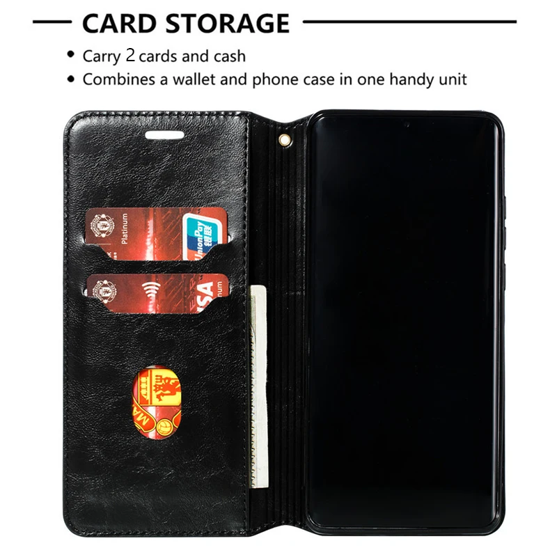 Luxury Leather P Smart Z Plus 2019 Case For Huawei P30 P20 Mate 30 20 10 Pro Lite Magnetic Hawei Nova 5i 3i Flip Card Slot Cover | Мобильные