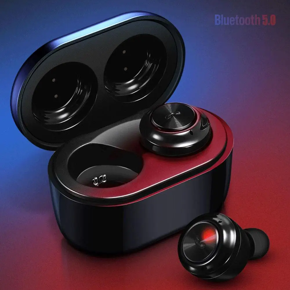 A6 наушники вкладыши TWS с Беспроводной Bluetooth спортивные Waerproof зарядный чехол