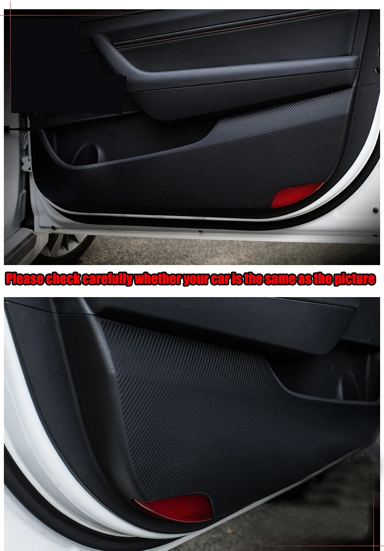 For Hyundai Sonata 9 I45 Car Door Anti-Dirty Sticker Pad Modified Interior Protection Film Anti-kick sticker Car Decal