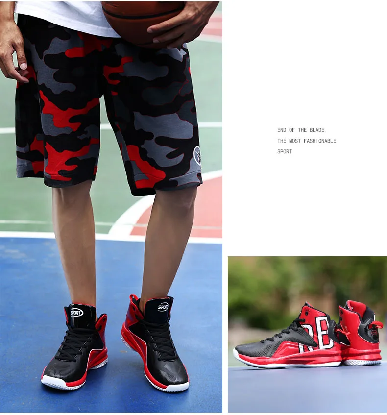 Мужские баскетбольные кроссовки с высоким берцем, дышащие амортизирующие кроссовки, противоскользящая спортивная обувь, брендовые износостойкие баскетбольные кроссовки Jordan