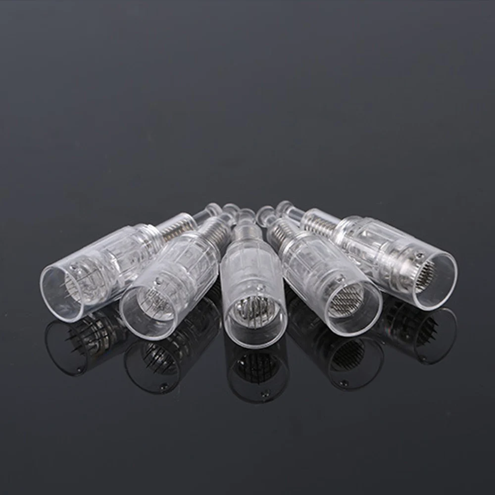 10PCS Micro Needles Bayonet Screw Cartridge Needle Tip For Derma Pen 9/12/24/36/42/ Nano Needles for Electric Pen Beauty Tool