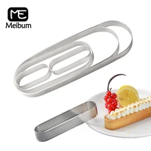 Various Oval Stainless Steel Pizza Mould Tart Ring French Fruit Cream Pie Pan Cheese Mousse Dessert Cake Mold Baking Tool