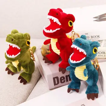 

Cute Dinosaur Keychain Doll Tyrannosaurus Rex Plush Toy Pendant Tyrannosaurus Rex Big Eye Tyrannosaurus Doll Dropshipping