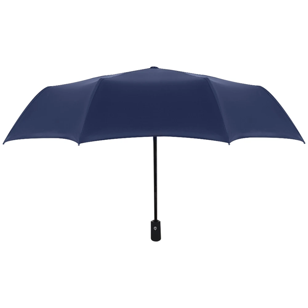 Зонт 8 ребер автоматический открытый закрытый ветрозащитный зонтик от дождя Водонепроницаемый Открытый VJ-Drop - Цвет: navy blue