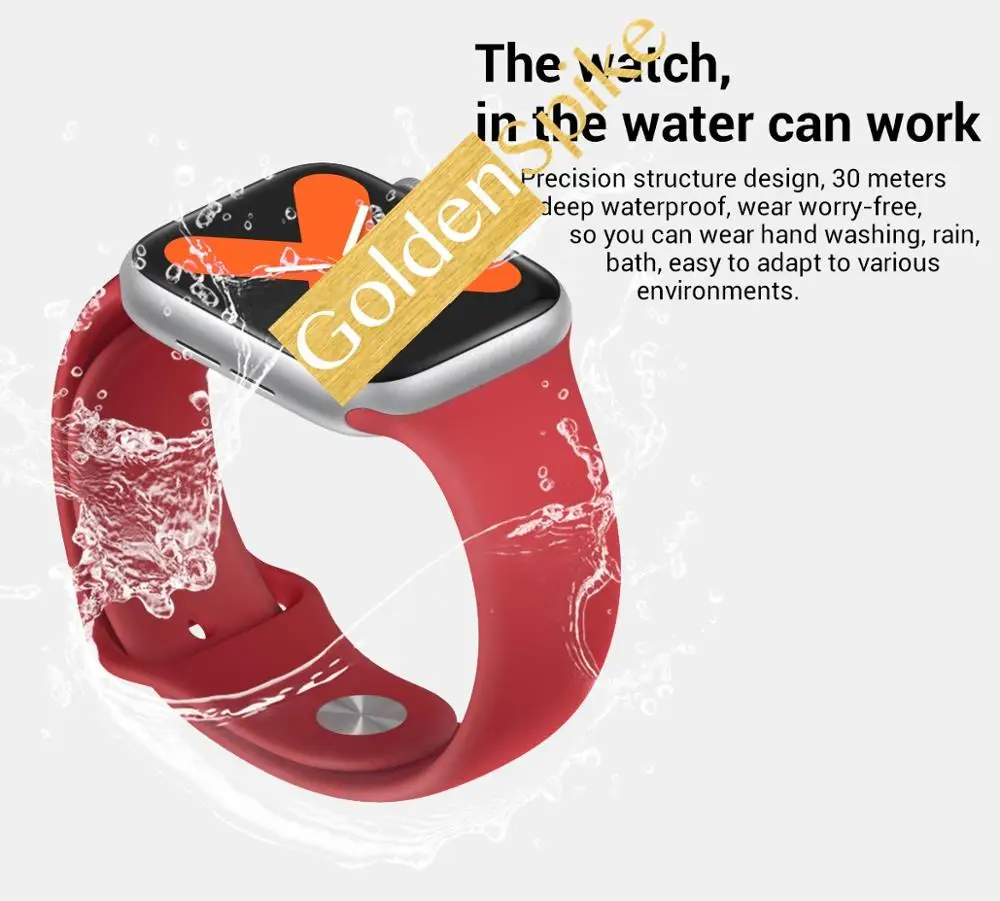 iwo 13 Смарт часы 1:1 44 мм часы 5 IP68 водонепроницаемый T8 поддержка кровяного кислорода кровяное давление пульсометр умные часы