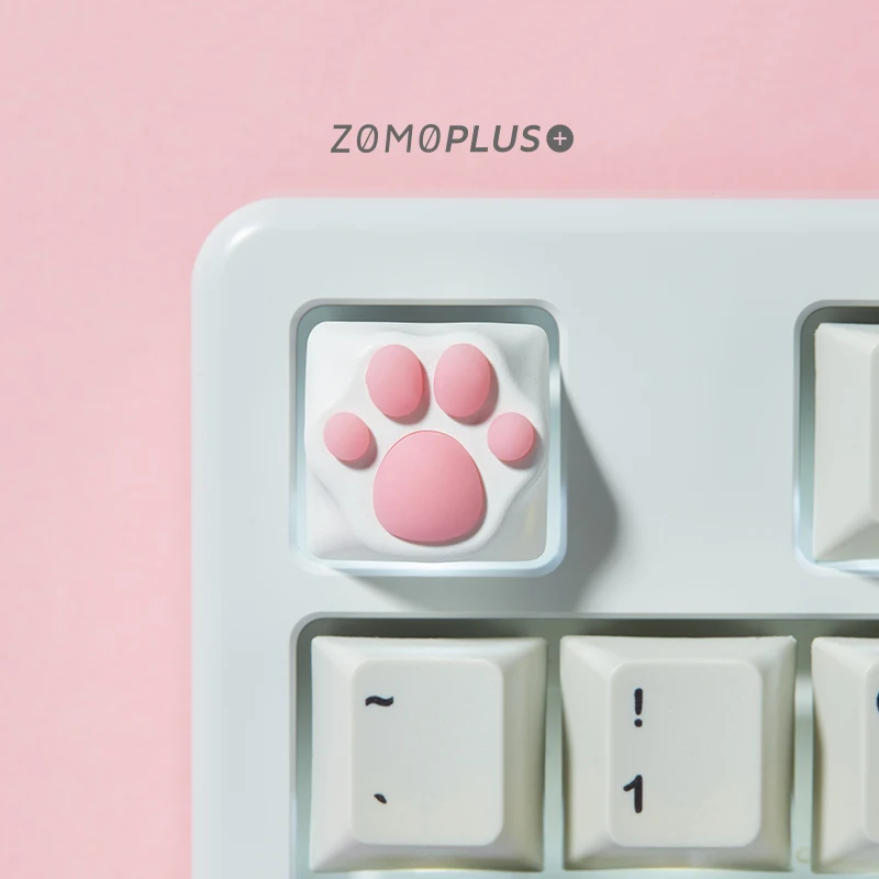 Zomo Além Disso Keycap Mecânica Abs e Silicone Gato Macio e Bonito - Imagem 3