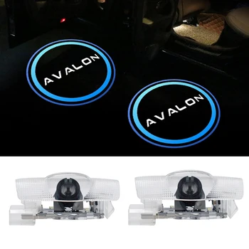 

2pcs LED Courtesy Light Car Door Light Car Emblem Logo Light For Toyota Avalon Car Styling Avalon Logo Projector Lamp HD Shadow