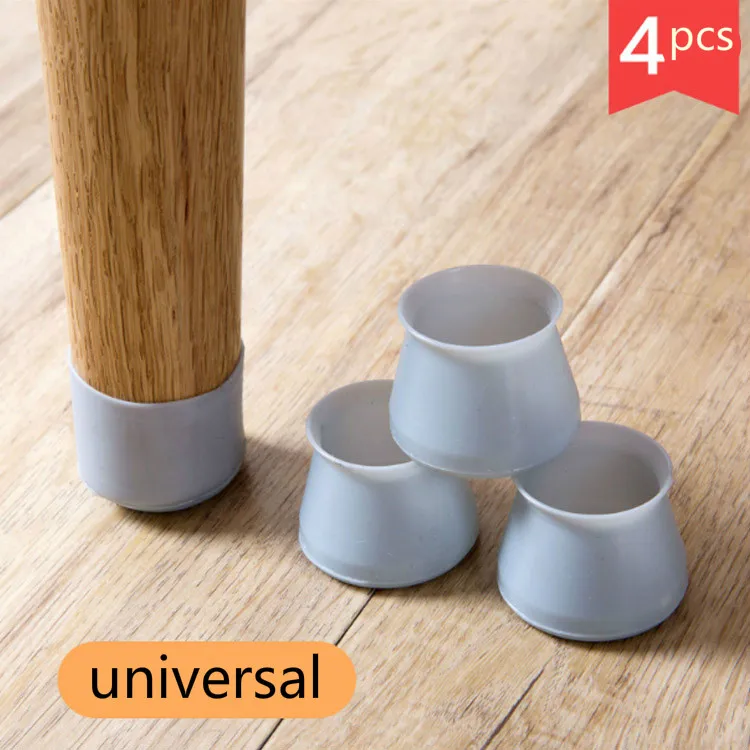 4 universal silicone tables and chairs, foot covers, legs covers