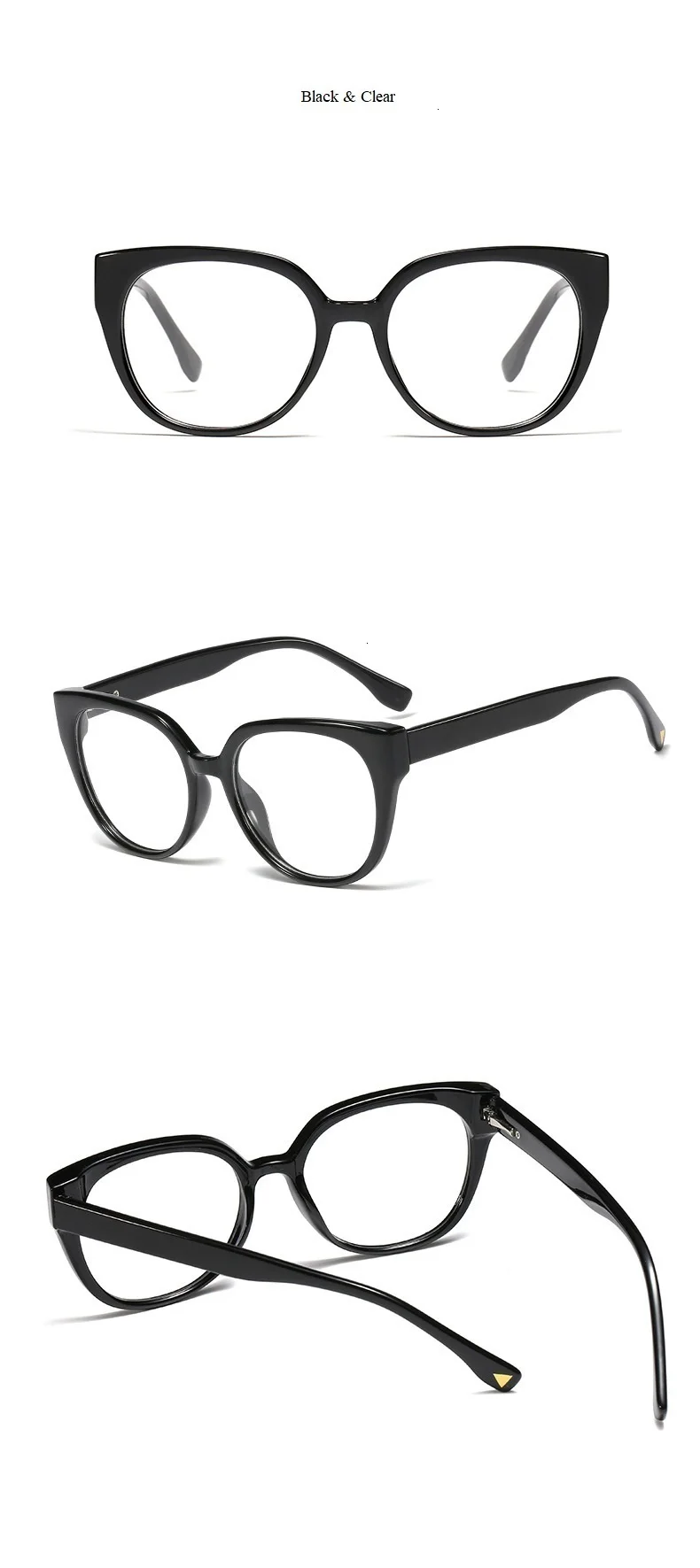 Квадратные очки кошачий глаз для близорукости, оправа для женщин, винтажные прозрачные очки, женские компьютерные очки, Ретро прозрачные оттенки синего цвета