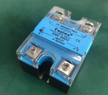 

FREE SHIPPING Solid State Relay SSR-80DA 80A 3-32VDC 24-480VAC SSR