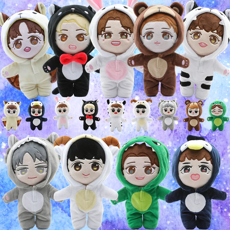 EXO Plush Doll Kpop Pop Support Star Fans Stuffed Toys BAEKHYUN CHEN KAI LAY SEHUN D.O. CHANYEOL SUHO XIUMIN Korean Gifts