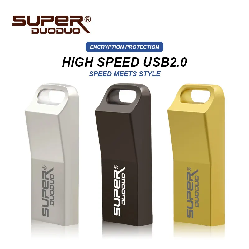 Металлический мини USB флеш накопитель 256 ГБ 128 64 32 16 8 флешка флешка|USB