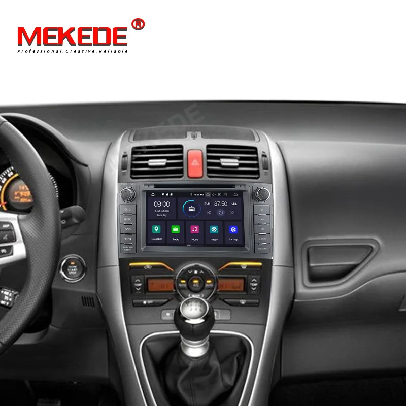 PX5 android 9,0 4 Гб+ 64 ГБ Автомобильный мультимедийный плеер навигация gps DVD для toyota auris 2008-2012 с wifi BT carplay USB TMPS navi