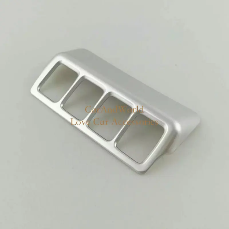 For NISSAN TIIDA 2016 2017 2018 Interior Left Console Control Switch Button Panel Cover Trims ABS Chrome Car-Styling Accessories |