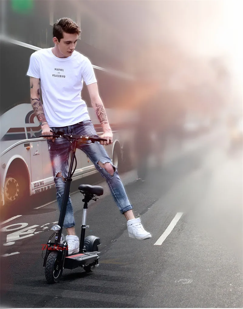 Daibot Electric Scooter 500W Self Balancing Scooters 48V Remote ControlSuspension System Electric Skateboard Scooter For Adults (48)