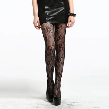 

Sexy Women Female Sexy Striped Flowers Side Pattern Fishnet Tights Mesh Pantyhose Stockings Nylons Shiny Tights