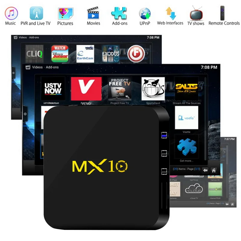MX10 ТВ приставка Android 9,0 RK3328 DDR4 4 ГБ ОЗУ 64 Гб ПЗУ IP ТВ смарт-приставка 4K USB 3,0 HDR H.265 медиаплеер коробка