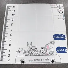 Детская полнолуние фото мультфильм задний план ткань новорожденный месяц памятная фотография Опора дети младенцы веха одеяло 72XC