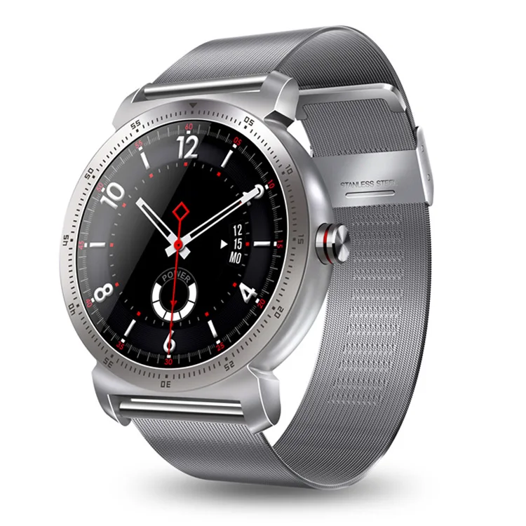 

Metal Material Shell 1.3-Inch Full Circle Color Screen 3D Curved Display Smart Bracelet Magnetic Sucker Charging