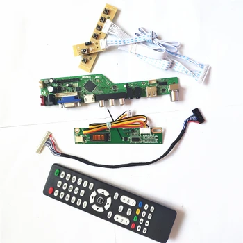 

For LTN170P1-L02 LTN170P2-L01 LCD panel Remote+Inverter+keyboard VGA HDMI AV USB RF 1CCFL 30Pin LVDS T.V56 controller board Kit