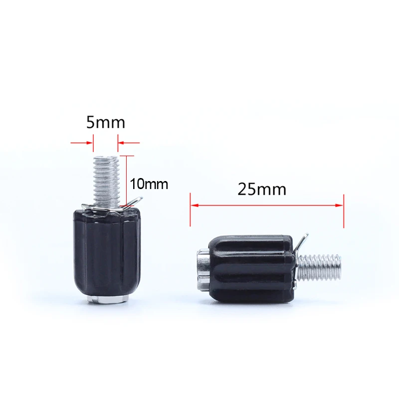 Bike Brake Adjuster Screw 10 PCS M6*18 M5*10 Adjusting Bolt Bicycle Brake Levers Regulator Screw Bolt Steel Screws Bike Brake Cable Adjustment Screws