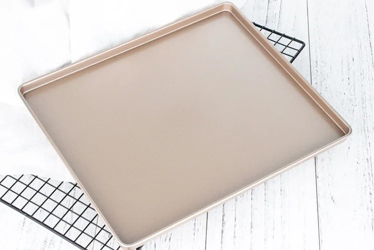 New Style Heavy Steel Cooking Dish Bakery Appliances Non-stick Bakery Cake Mold Biscuit Nougat Cooking Dish Carbon Steel Baking