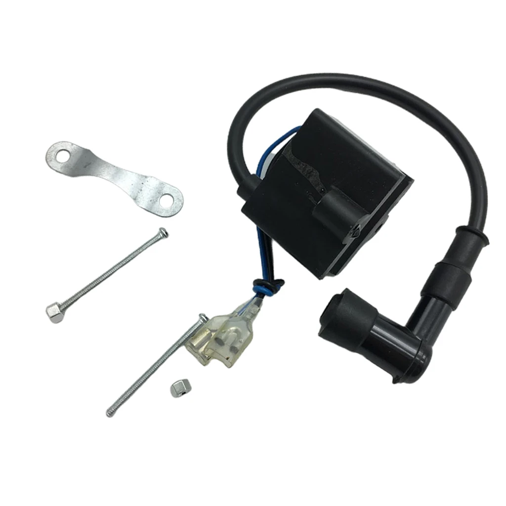 Black Motor Motorized Bicycle Bike CDI Ignition Coil for 50cc 60cc 80cc Engine