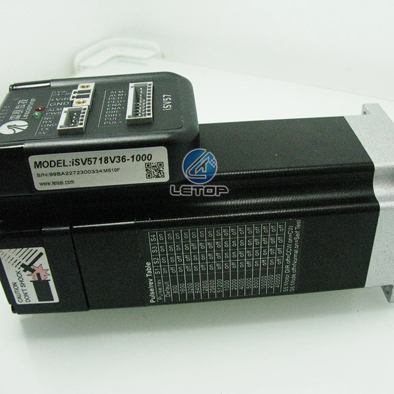 Моторчик Leadshine ISV5713V36-1000 servo Мотор для принтера машина