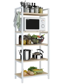 

Kitchen rack floor multi-layer storage rack microwave oven shelf multi-function oven storage rack