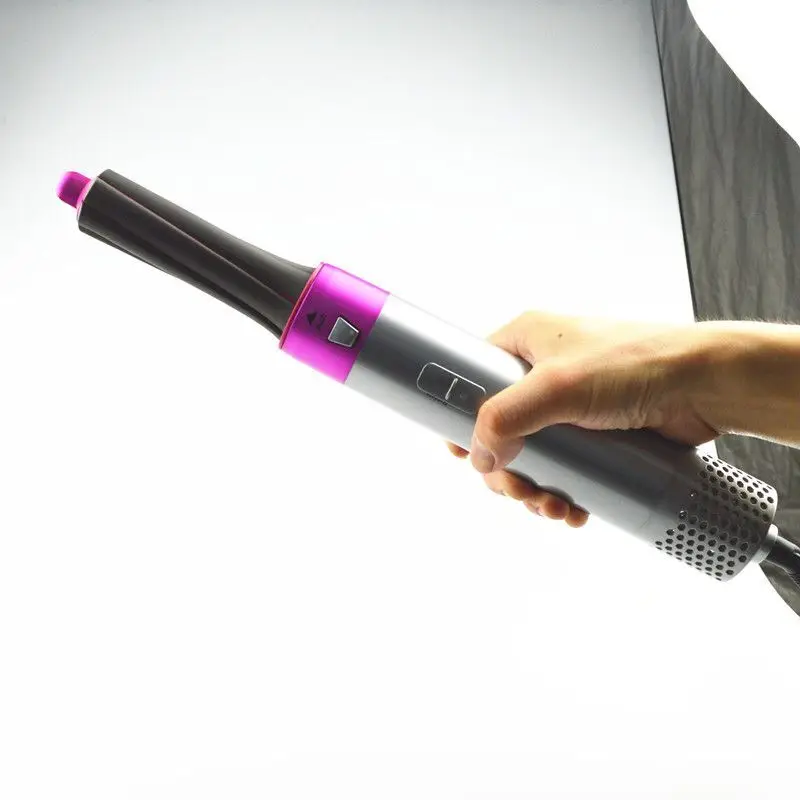 2 in 1 Multifunctional Hair Dryer & Volumizer Hair Straightener Rotating Hair Brush Styler Comb Styling Curling Iron