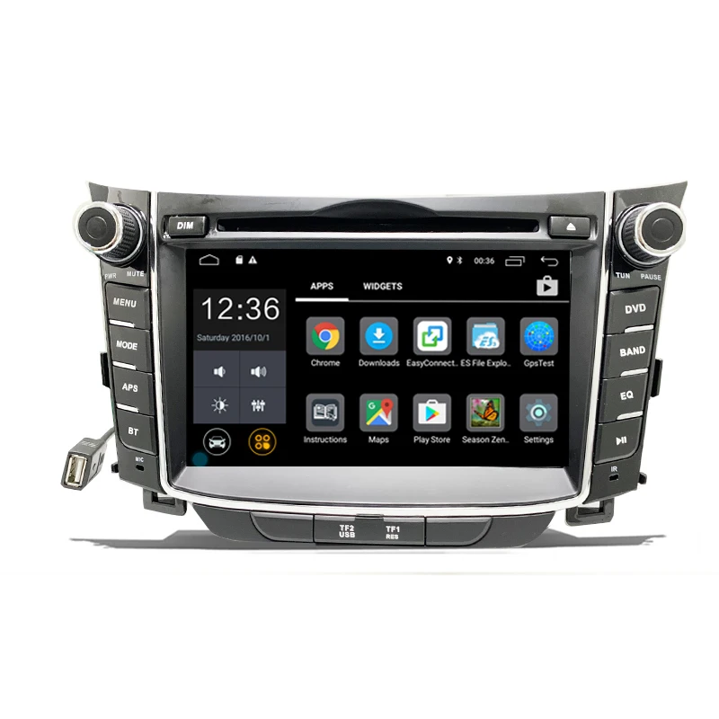 

Android Car Stereo Radio GPS Navigator DVD Player Double 2 din For Hyundai I30 Touch screen Head unit 2012 - 2016 Multimedia