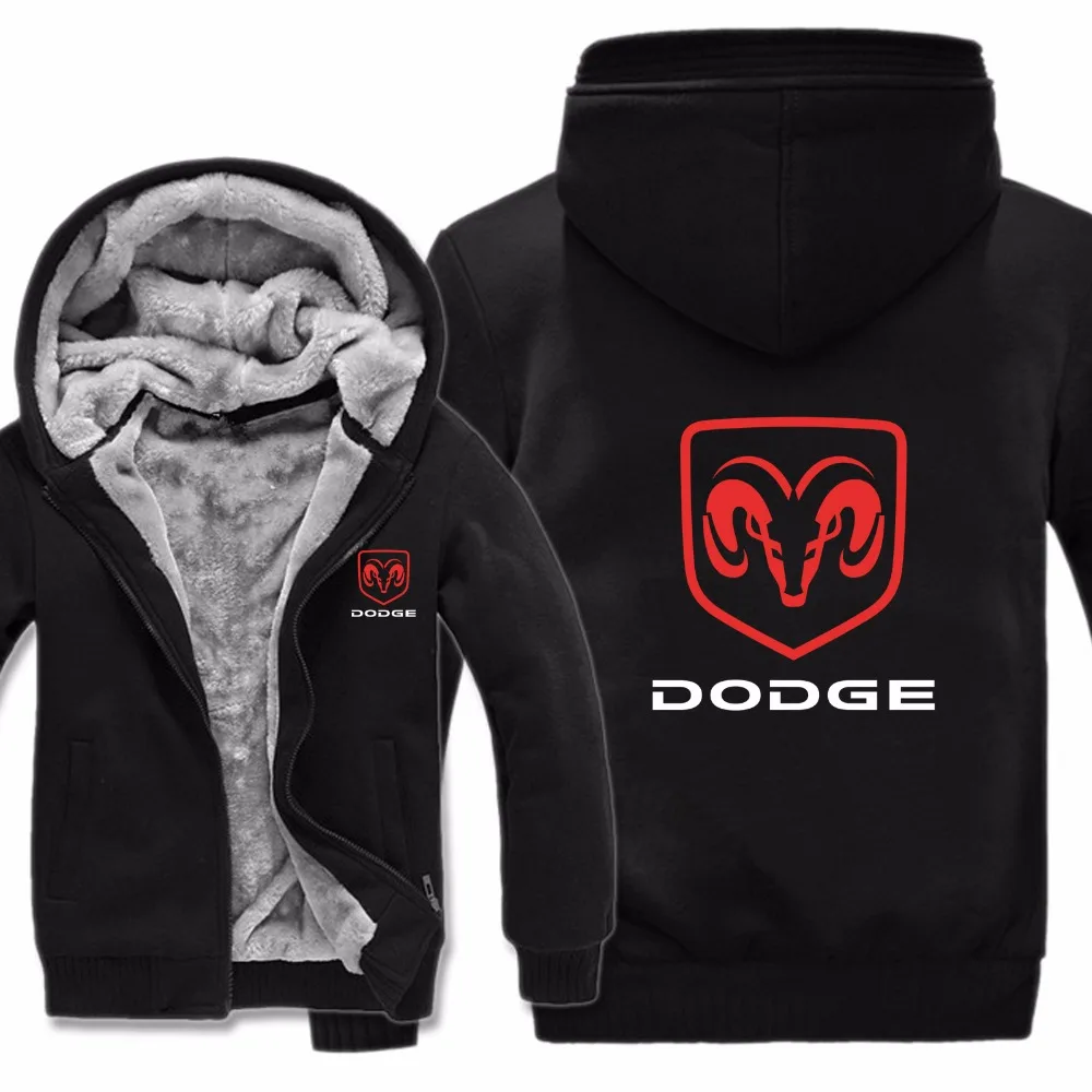 Dodge толстовки куртка мужская Пальто Зимняя мужская повседневная шерстяная подкладка флисовая утепленная Dodge свитера с логотипами Толстовка