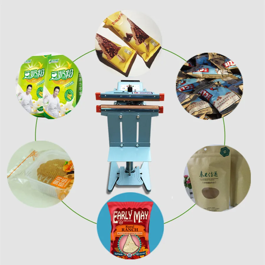 PSF Series Pedal Sealing Machine Semi-automatic Plastic Bag Sealer With Aluminum Body Model PSF350 PSF450 PSF650 PSF800 5