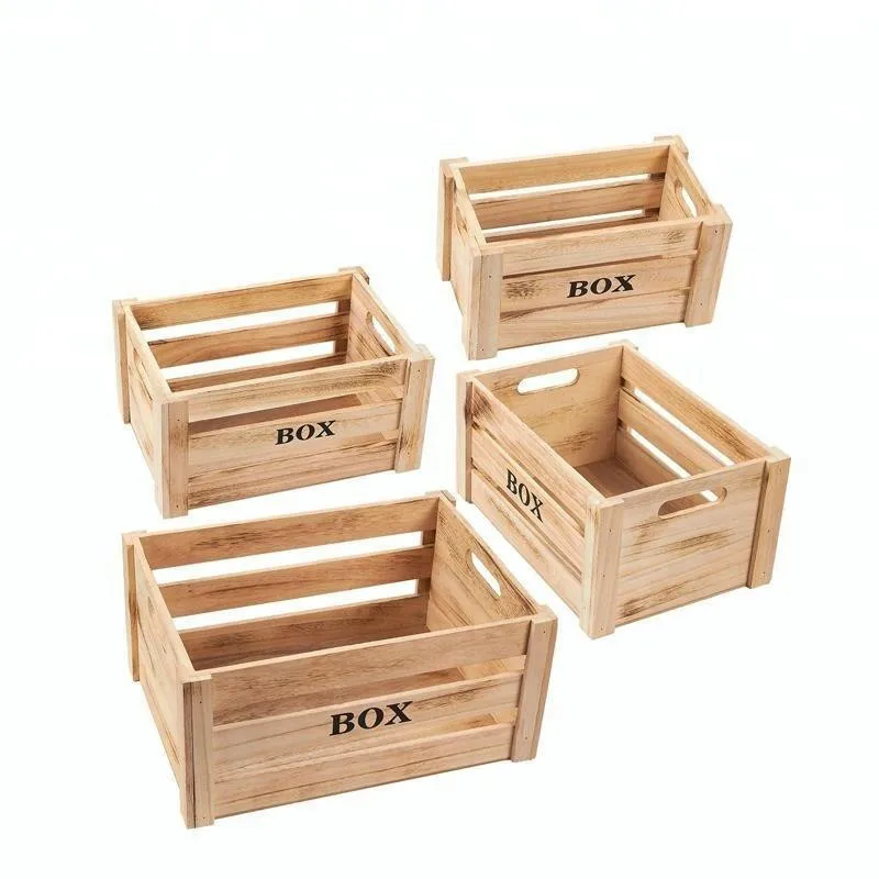 Горячие продажи изысканный деревянный ящик для хранения домашнее хранение разного организации рамка кухня и овощной ящик для хранения фруктов