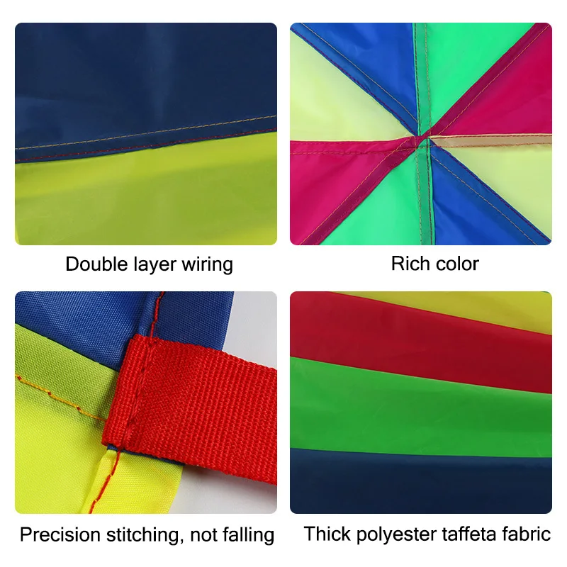 Детский парашют игрушка с ручками играть палатка Мат кооперативной игры подарок