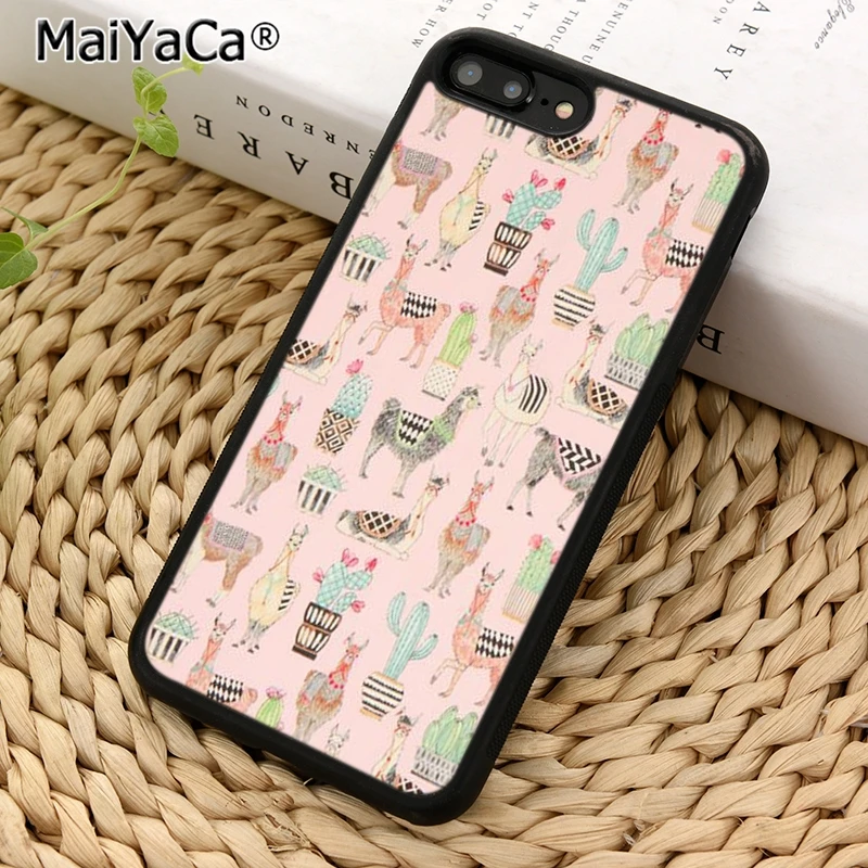 MaiYaCa растения кактус банан lamas чехол для телефона iPhone 6 7 8 Plus X XR XS 11 12 13 Pro max samsung galaxy