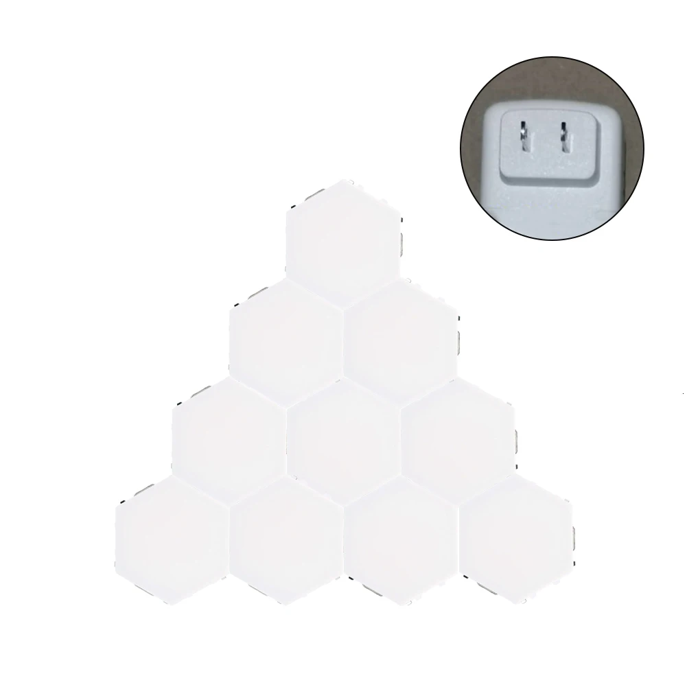 DIY Quantum Lamp Touch Sensitive Lighting Night Light Magnetic Hexagons Creative Decoration Wall Lampara For Wedding Restaurant