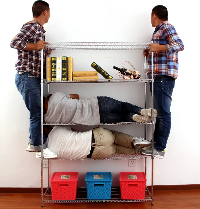 

Multi-layer storage rack rack multi-layer shelf storage rack balcony metal finishing rack space master five-layer rack