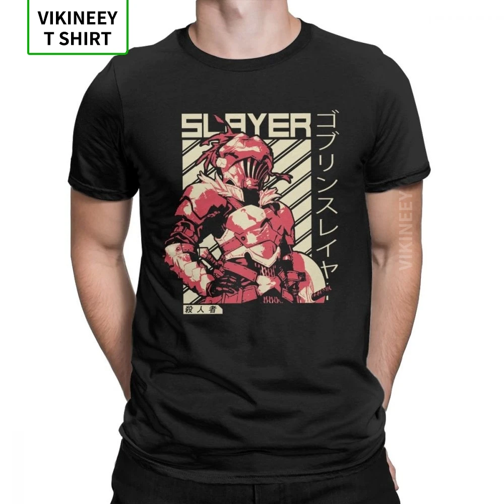 

Goblin Slayer Priestess T Shirts Men's Anime Original Tops Short Sleeve Slim Fit Graphic T-Shirt Crewneck 100% Cotton Tee Shirt