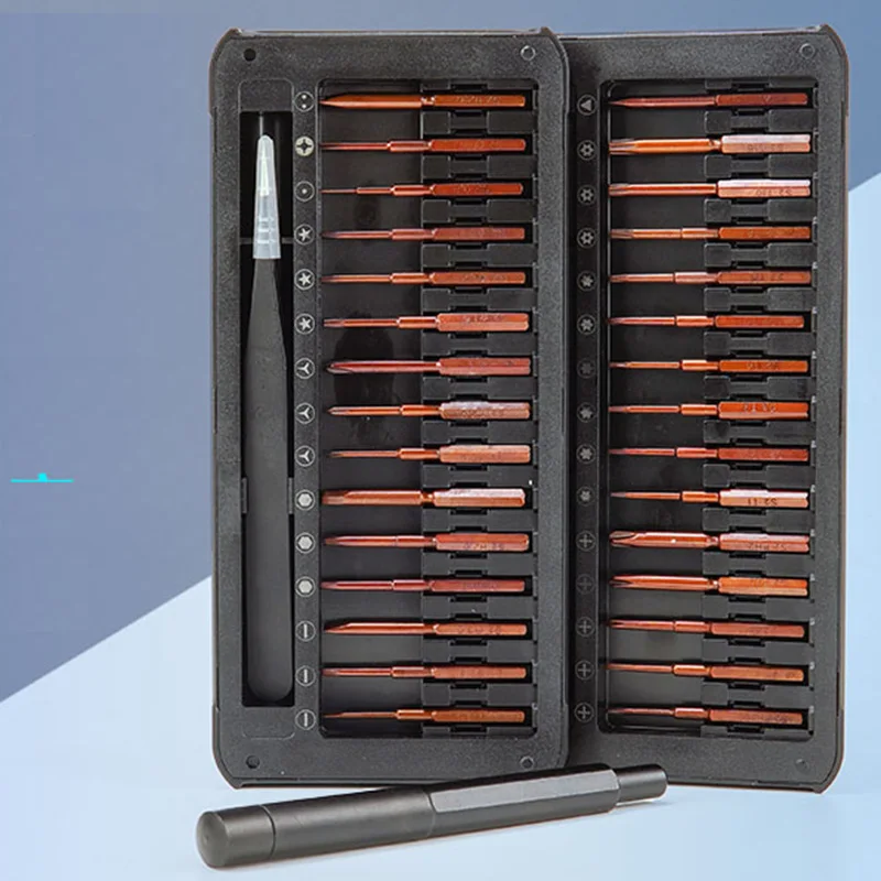 

2020 New Magnetic 32 In 1 Aluminum Alloy Screwdriver Mobile Cell Phone Computer Clocks Repair Tools S2 Bits Screwdriver Set