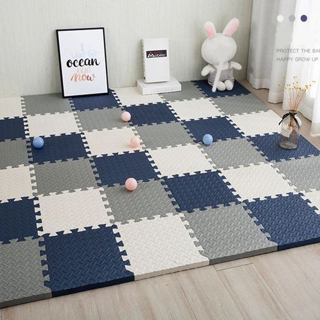 Tapis d'escalade en mousse EVA doux pour enfants, tapis de jeu Puzzle pour  bébé, carreaux d'exercice imbriqués, carreaux de sol, jouets, 30x30CM -  AliExpress