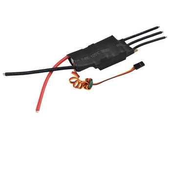 

Water-Cooled Black Brushless Electronic ESC Governor for Cars and Ships 60A ESC with UBEC Output and Unidirectional Water-Cooled