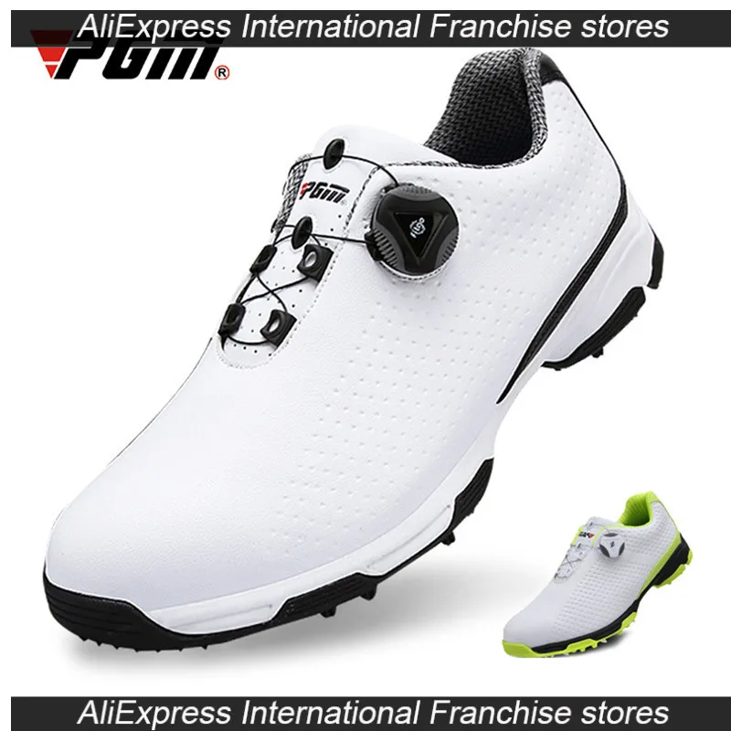 Microfiber Leather Pgm Sneakers Sports Golf Shoes Men Waterproof Non