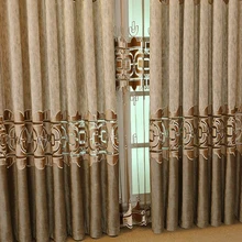 Вышитые шторы в китайском стиле, ткань для спальни, гостиной, виллы, занавеска до пола, тюль для кухни