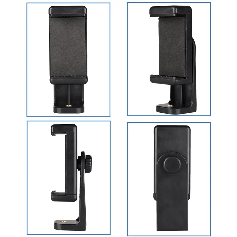 Tripod Mount Adapter Cell Phone Clipper Holder Vertical 360 Tripod Stand for iPhone for xiaomi for Camera Lazy Holder dropship Tripod Mount Adapter Cell Phone Clipper Holder Vertical 360 Tripod Stand for iPhone for xiaomi for Camera Lazy Holder dropship